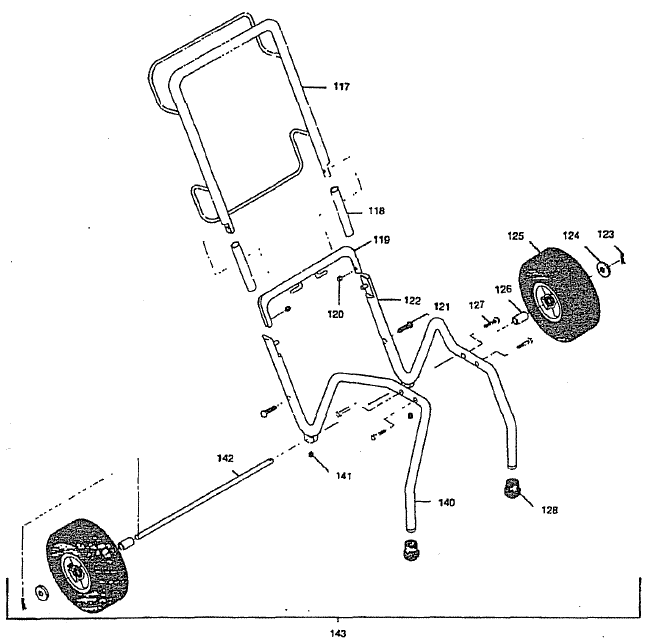 Epic 660EX Low Rider Frame Assembly